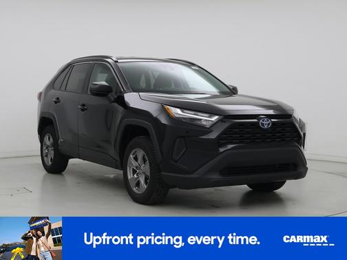 Black 2023 Toyota RAV4 Hybrid LE