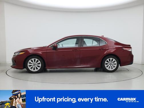 Burgundy 2019 Toyota Camry LE