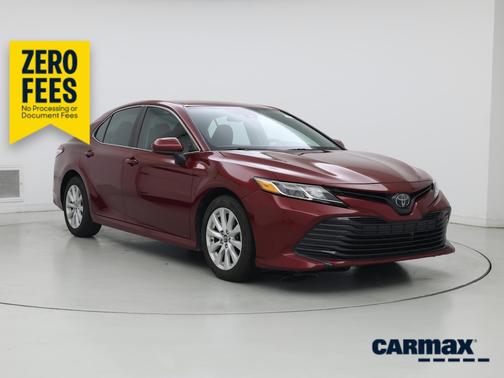 Burgundy 2019 Toyota Camry LE