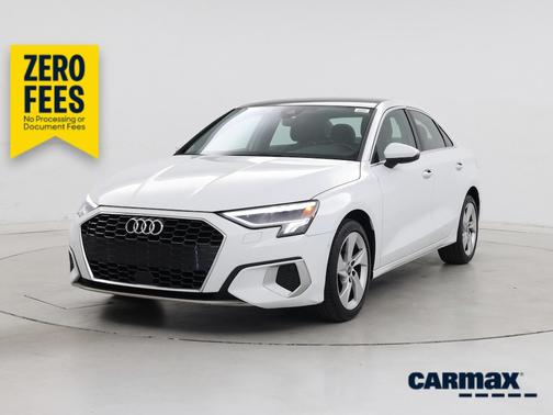 White 2023 Audi A3 Premium