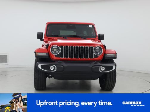 Red 2025 Jeep Wrangler 4xe Sahara