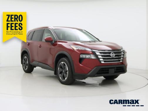Red 2025 Nissan Rogue SV