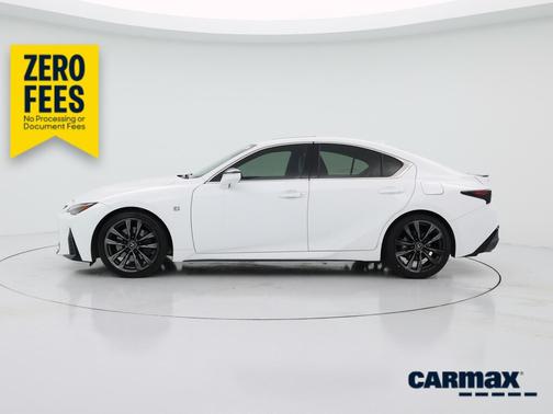 White 2022 Lexus IS 350 F-Sport