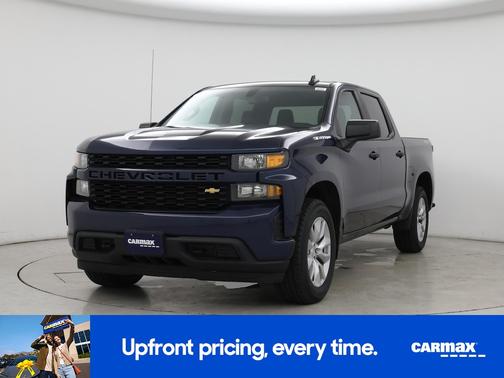 Blue 2021 Chevrolet Silverado 1500 Custom