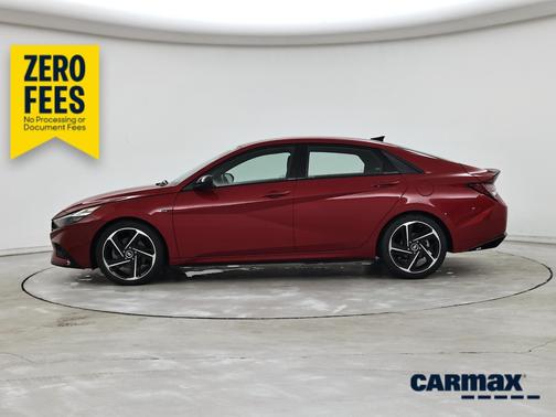 Red 2022 Hyundai ELANTRA N Line