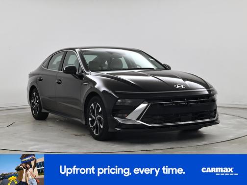 Black 2025 Hyundai SONATA SEL