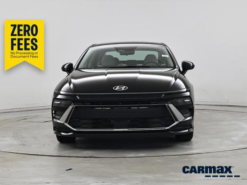 Black 2025 Hyundai SONATA SEL