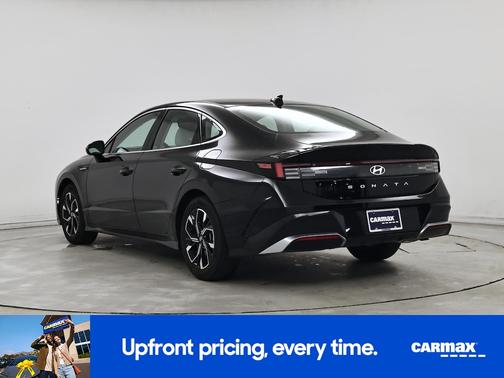 Black 2025 Hyundai SONATA SEL