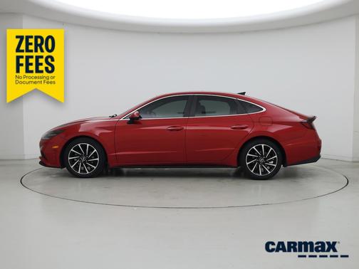 Red 2021 Hyundai SONATA Limited