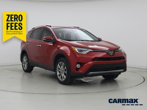 Red 2016 Toyota RAV4 Limited