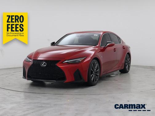 Red 2023 Lexus IS 350 F-Sport