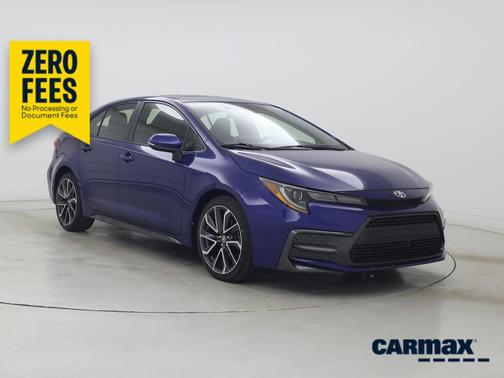 Blue 2020 Toyota Corolla XSE