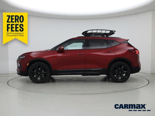 Red 2021 Chevrolet Blazer RS