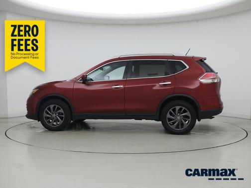 Red 2016 Nissan Rogue SL