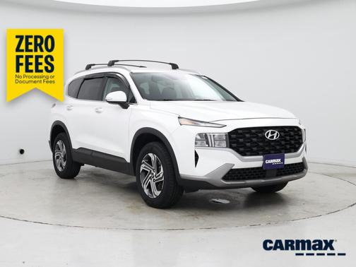 White 2023 Hyundai SANTA FE SEL