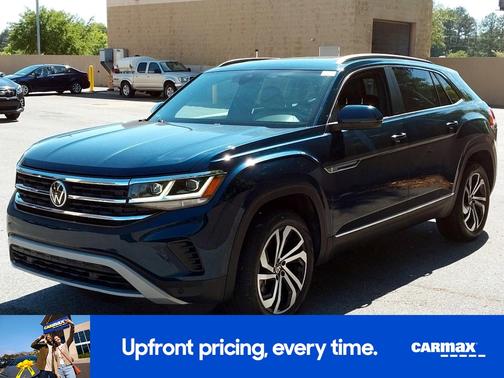 Blue 2022 Volkswagen Atlas Cross Sport SEL