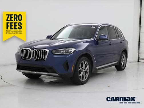 Blue 2022 BMW X3 XDrive30i
