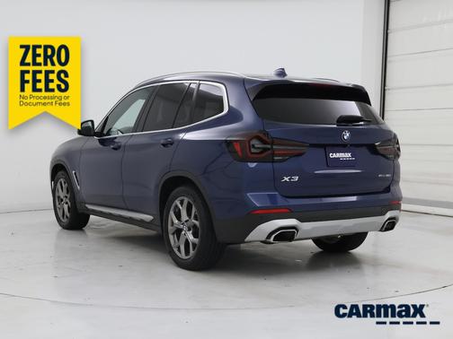Blue 2022 BMW X3 XDrive30i