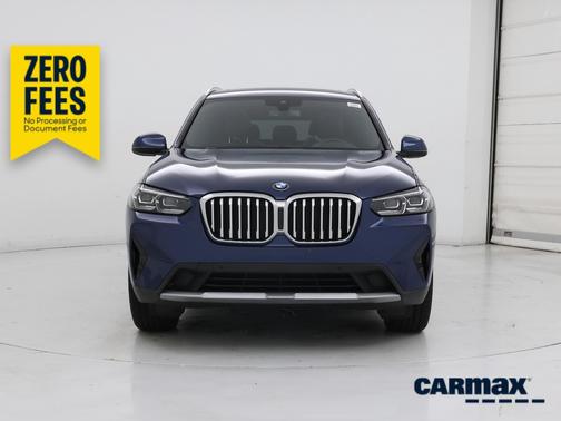 Blue 2022 BMW X3 XDrive30i