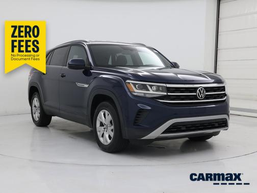 Blue 2021 Volkswagen Atlas Cross Sport S