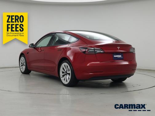 Red 2023 Tesla Model 3