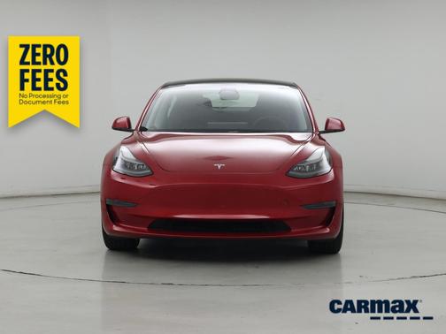 Red 2023 Tesla Model 3