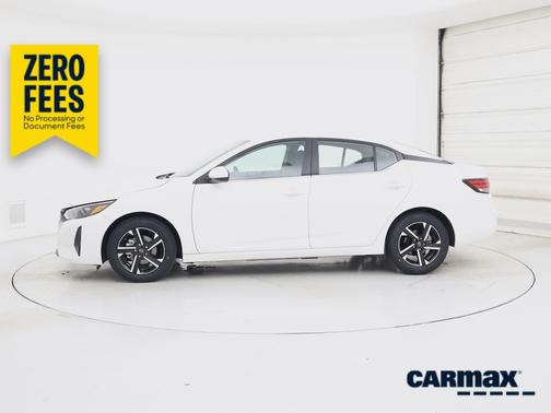 White 2025 Nissan Sentra SV