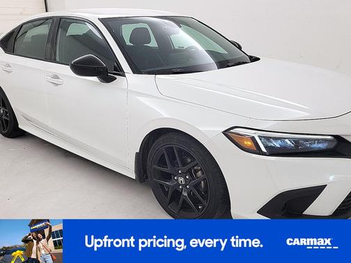 White 2022 Honda Civic Sport