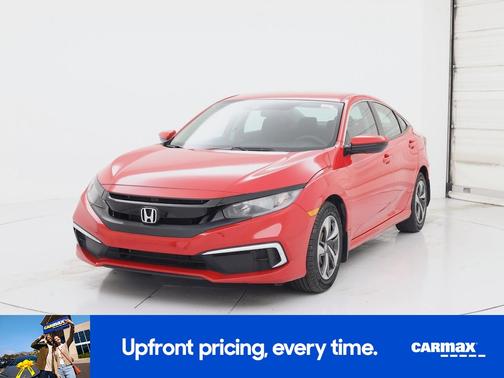 Red 2021 Honda Civic LX