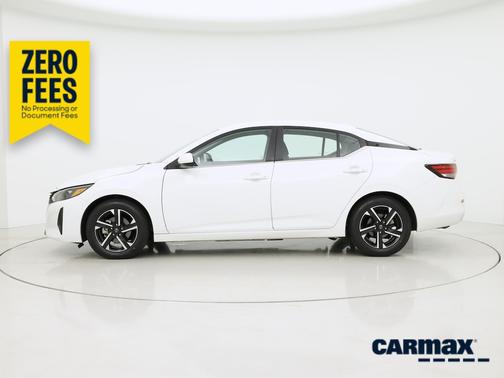 White 2025 Nissan Sentra SV
