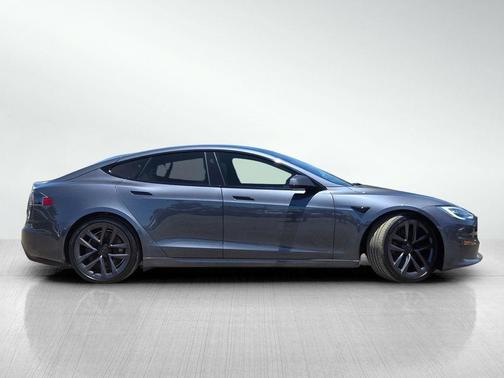 Midnight Silver Metallic 2021 Tesla Model S Long Range