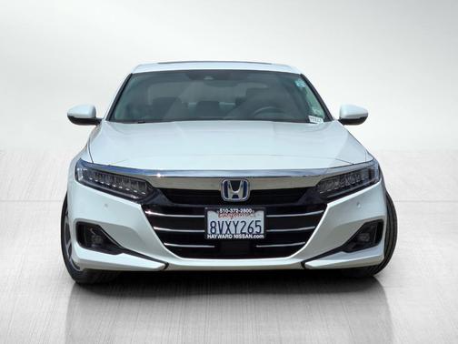 Platinum White Pearl 2021 Honda Accord Hybrid EX-L