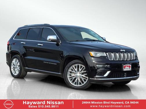 Diamond Black 2018 Jeep Grand Cherokee Summit
