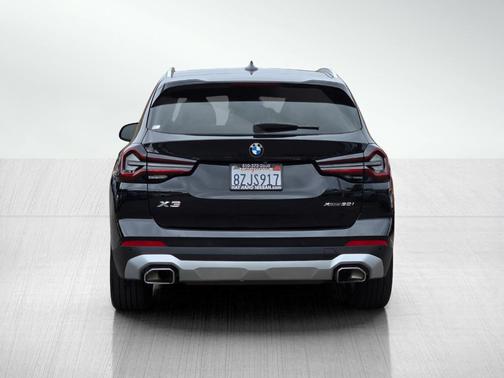 Black Sapphire Metallic 2022 BMW X3 xDrive30i