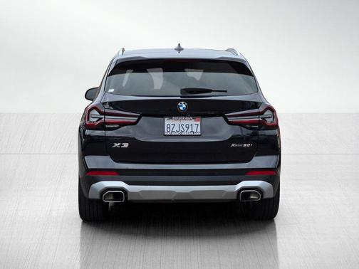 Black Sapphire Metallic 2022 BMW X3 xDrive30i
