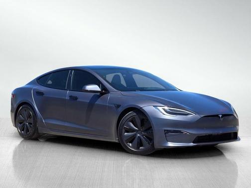 Midnight Silver Metallic 2021 Tesla Model S Long Range
