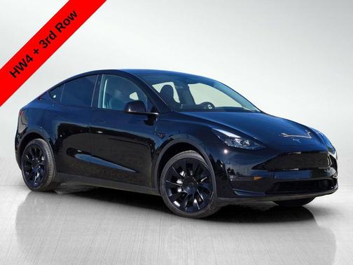 Black 2025 Tesla Model Y Long Range