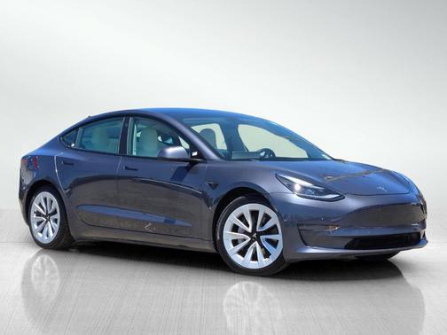 Midnight Silver Metallic 2021 Tesla Model 3 Standard Range Plus
