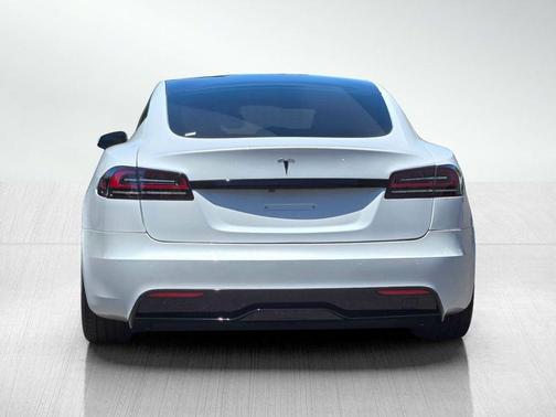 Pearl White Multi 2022 Tesla Model S Plaid