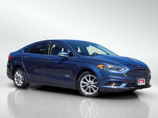 Blue Metallic 2018 Ford Fusion Energi SE Luxury