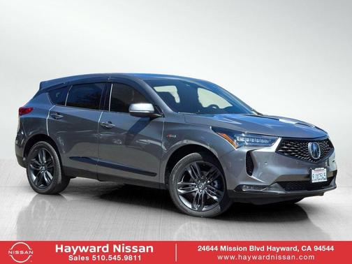 Liquid Carbon Metallic 2023 Acura RDX A-Spec