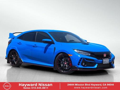 Boost Blue Pearl 2021 Honda Civic Type R Touring