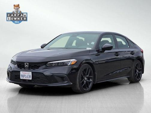 Crystal Black Pearl 2022 Honda Civic Sport