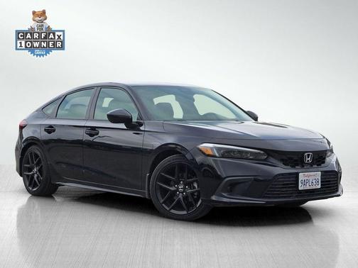 Crystal Black Pearl 2022 Honda Civic Sport