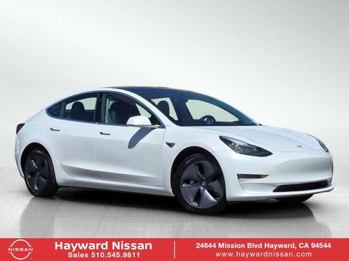 Pearl White Multi 2019 Tesla Model 3 Standard
