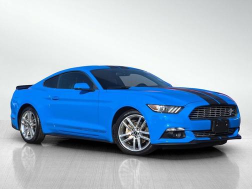 Grabber Blue 2017 Ford Mustang EcoBoost Premium