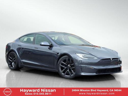 Midnight Silver Metallic 2021 Tesla Model S Long Range