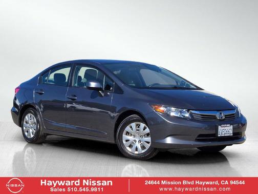 Polished Metal Metallic 2012 Honda Civic LX