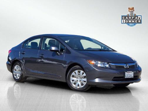 Polished Metal Metallic 2012 Honda Civic LX