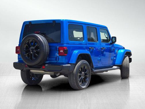 Hydro Blue Pearl 2021 Jeep Wrangler Unlimited 4xe Sahara